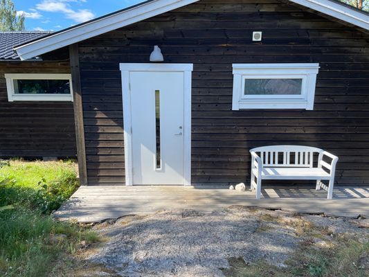 Hus på strandtomt med egen brygga och många bäddar - Bild 65