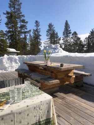 Mysig timmerstuga nära Tandådalen - Bild 13