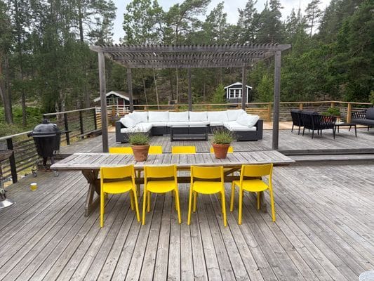 Stockholms skärgård, brygga, bastu och bilväg - Bild 16