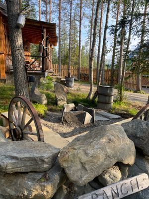 Uteplats med grillmöjligheter