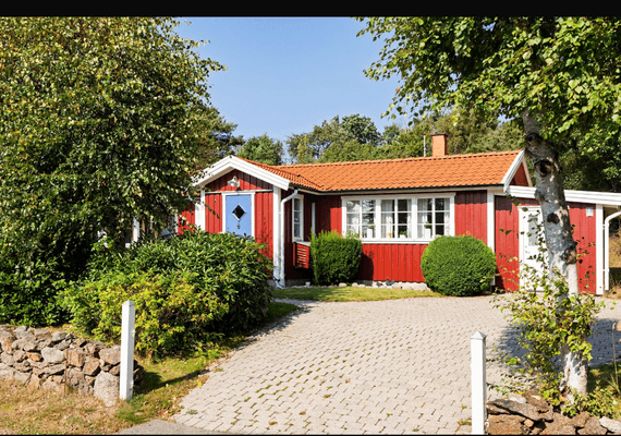Vackra hus i Balgövägen