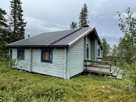 Retro fjällstuga Storhogna – bastu, braskamin - Bild 16