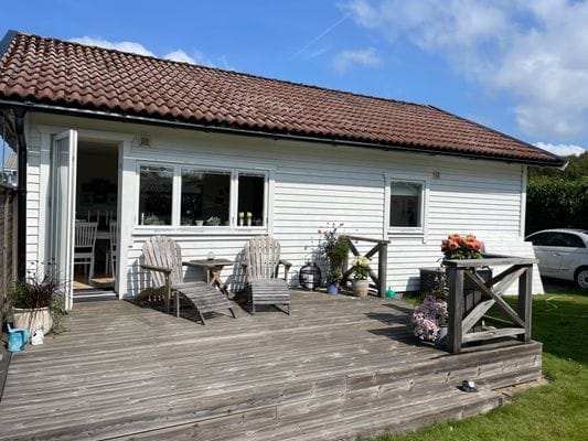 Fin stuga för 4 personer i Apelviken, Varberg