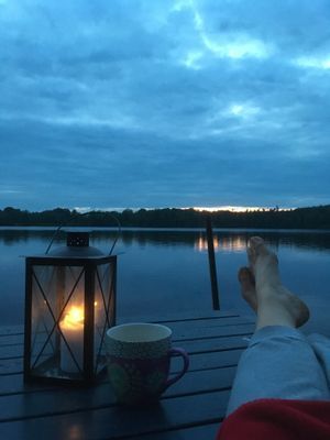 Mysig stuga i skogen - sjötomt egen brygga + båt - Bild 20