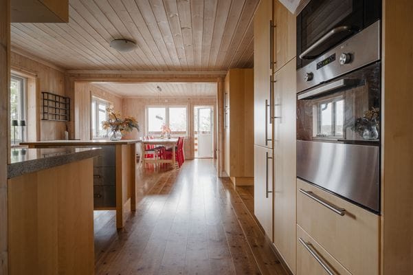 Köksavdelningen i storstugan.