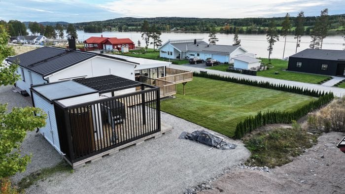 Modern Stuga med sjöutsikt, spa anläggning - Bild 10