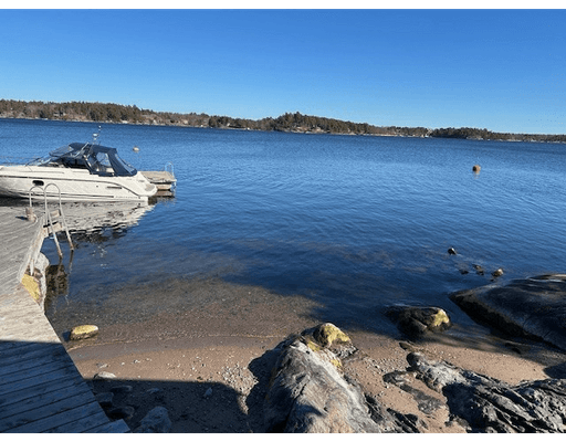 Strandtomt, panorama-havsutsikt, pool och brygga - Bild 13