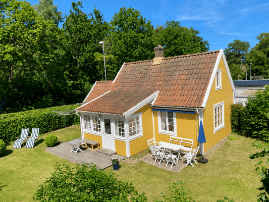 Charmig sommaridyll nära sandstrand i Vejbystrand