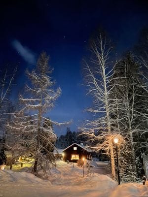 Naturskön gård, 8 km från Lugnet, egen brygga