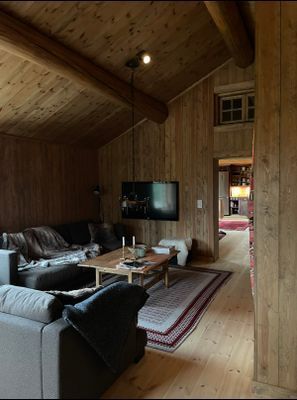 Liftnära timmerstuga m panoramautsikt över fjällen - Bild 12