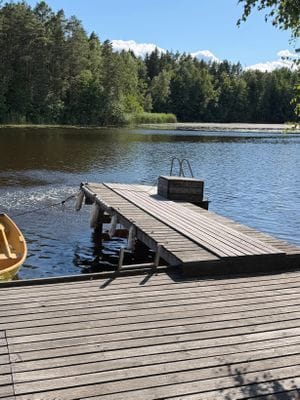 Hus med sjötomt, brygga & vedeldad bastu - Bild 3