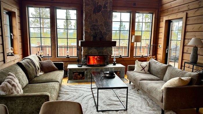 Lyxig Mountain Lodge i Idre - Bild 4