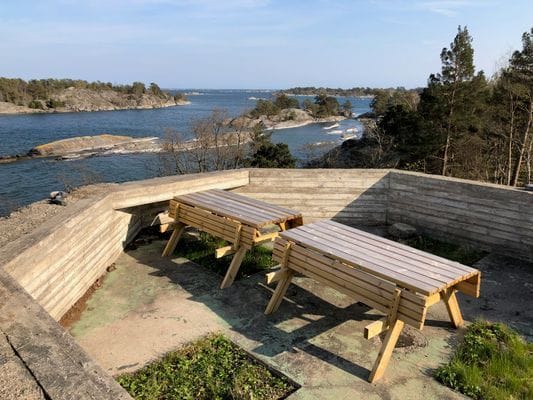 Sankt Annas bästa fika och grillplats vid fd luftvärnsplatsen