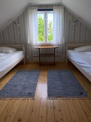 Sovrum ett med 2 sängar
