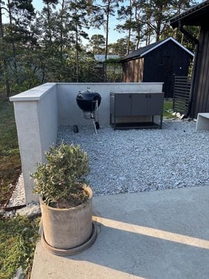 Grillplats på baksidan