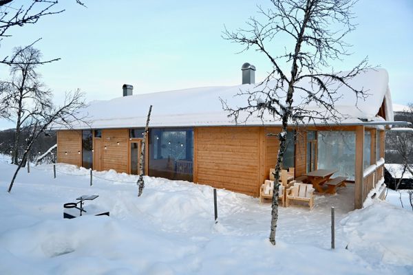 Arkitektritat fjällhus i Tänndalen - Bild 37