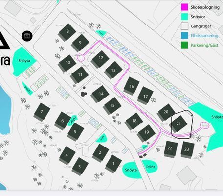 MODERN MYSIG STUGA MITT I FJÄLLANLÄGGNING - Bild 19