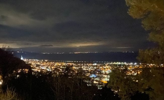 Panoramavy över Vättern från Vidablick - Bild 12