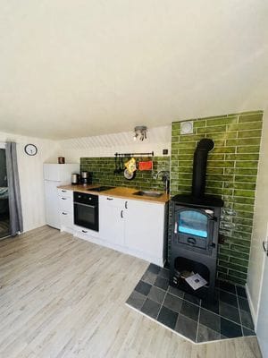 Mysig stuga i svenska Lappland