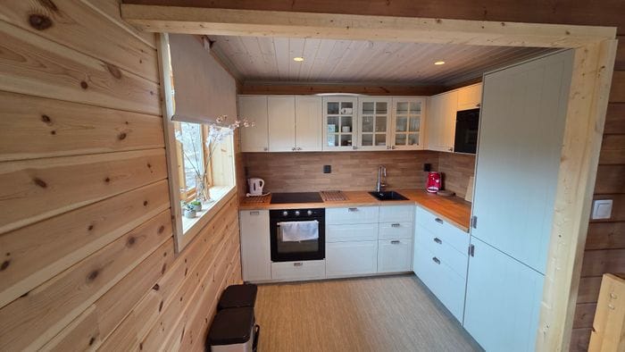 Nybyggd timrat stuga i Juktådalen - Bild 5