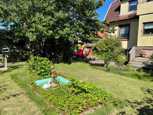Parkering vid sidan av huset