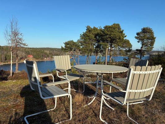 Älgö Saltsjöbaden. Havsutsikt, privat brygga