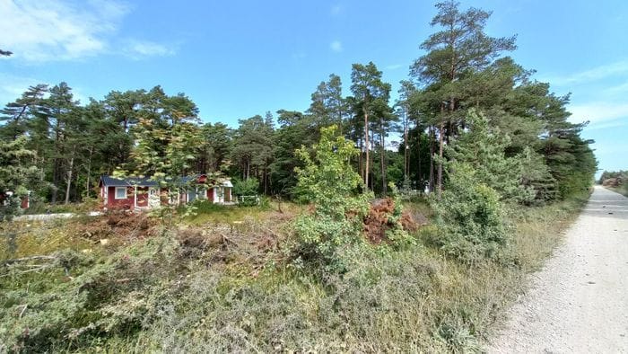 Röd trästuga Fria tider i augusti - Bild 35