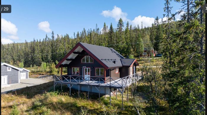 Vemdalsskalet Susannes väg nära skidspår/lift - Bild 3