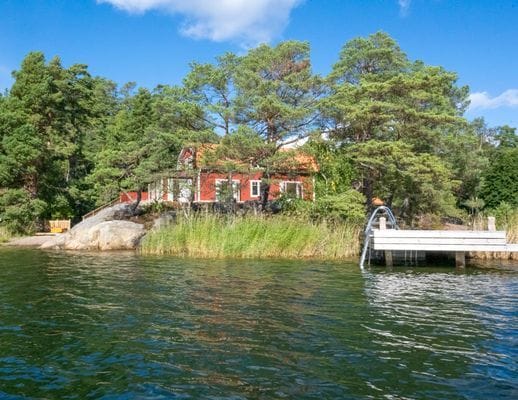 Nybyggt skärgårdshus, privat brygga och sandstrand - Bild 52