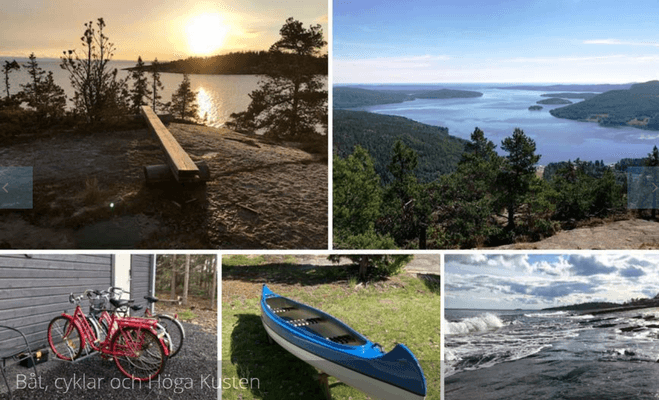 Höga kusten havsutsikt nära Rotsidan - Bild 19