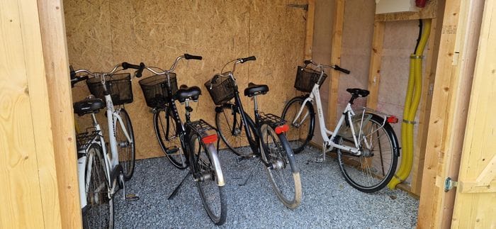 Låna cyklar till stranden