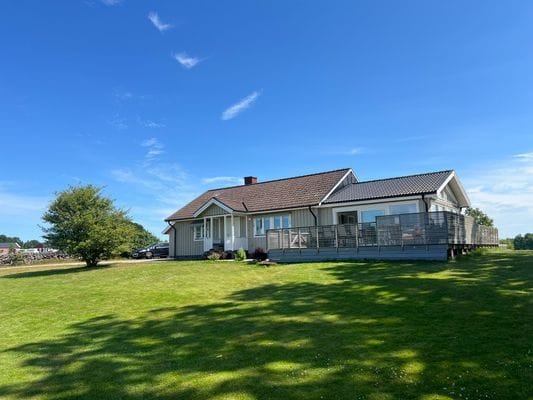 Framsidan av huset