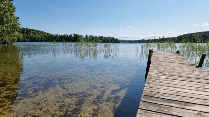 Rum med 2 bäddar mitt i skogen. - Bild 3