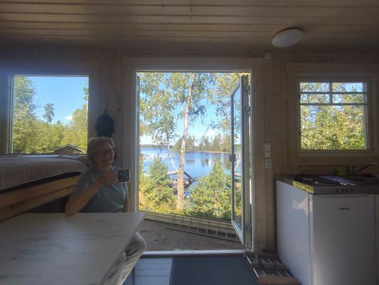 Friggebod vid sjö med bastu. Digital detox. - Bild 13