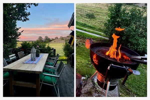 Uteplats och grill