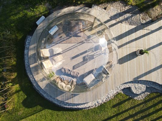 Privat spa-oas med pool & dome vid västkusten - Bild 5