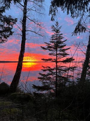 Vid Undens stenstrand.