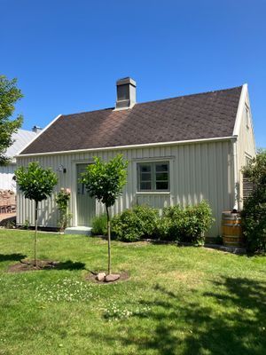 Charmig stuga, Vejbystrand