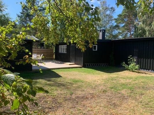 Charmig strandnära stuga i Skummeslövsstrand