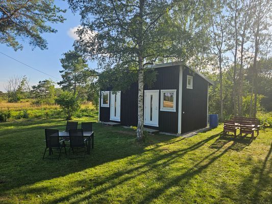 Nybyggt hus med två separata sovrum