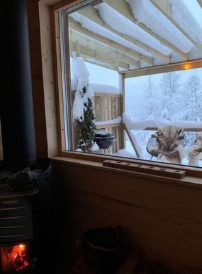 Rymligt fjällhus med bastu och utsikt mot fjällen - Bild 23