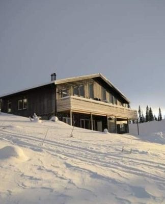 Högt belägen på Copper Hill berget