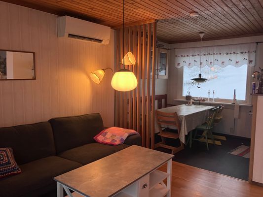 Vardagsrum och matplats