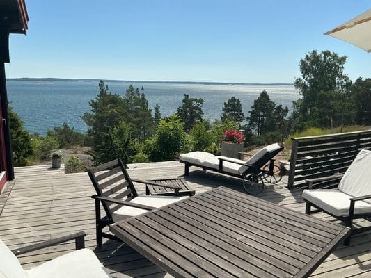 Skärgårds hus med fantastisk sjöutsikt