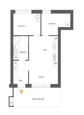 modern 52m2 lägenhet i Åre/Tegefjäll från 2020 - Bild 6