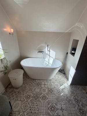 Stockholms skärgård, brygga, bastu och bilväg - Bild 22