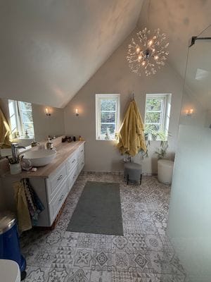 Stockholms skärgård, brygga, bastu och bilväg - Bild 20