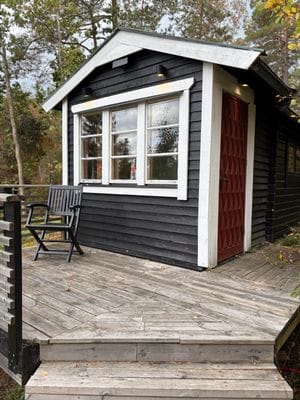 Stockholms skärgård, brygga, bastu och bilväg - Bild 28
