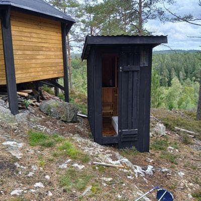 Kroppefjälls Natur 8 kantig kåta med terass - Bild 11