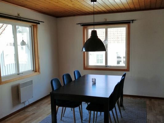 Matplats i vardagsrum